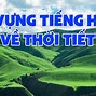 Các Từ Nói Về Thời Tiết