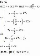 Nghiệm Của Phương Trình Cos X = 0 Là